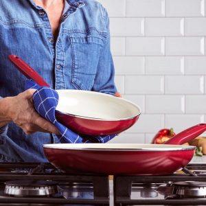 GreenPan Rio Ceramic Nonstick 16 Piece Pots Pans Cookware G15A 3