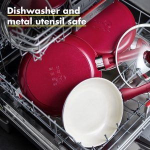 GreenPan Rio Ceramic Nonstick 16 Piece Pots Pans Cookware G15A 4