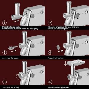Gymax 1300 Watt Electric Meat Grinder Industrial Meat Grinder G4U 4