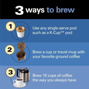 Hamilton Beach FlexBrew Trio Coffee Maker H26T 3