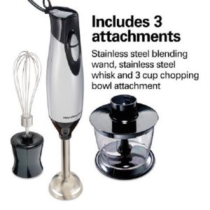 Hamilton Beach Hand Blender With Attachments & Bowl H10Y 8 Hamilton Beach Hand Blender With Attachments Bowl H10Y 2