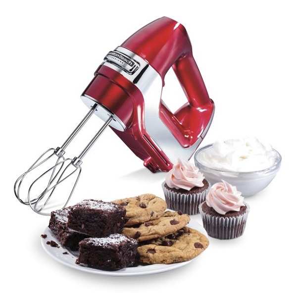 Hamilton Beach Professional 5 Speed Hand Mixer, Red, Model H10K 6 Hamilton Beach Professional 5 Speed Hand Mixer, Red, Model H10K - Image 4