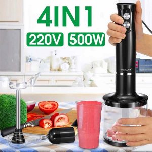 Hand Blender 4 in 1 Multifunctional Stylish Vegetable Meat Mixer H12B 5
