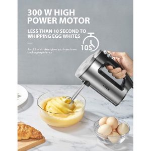 Hand Mixer Electric 6 Speed 300w Turbo Kitchen Handheld Mixer Self H10E 7 Hand Mixer Electric 6 Speed 300w Turbo Kitchen Handheld Mixer Self H10E 2