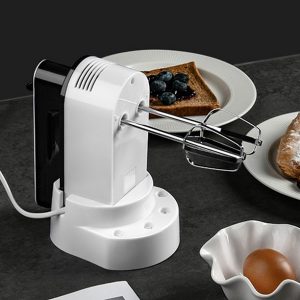 Handheld Electronic Mixer Hand Mixer w Noodle Sticks H12P