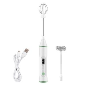 Home Usb Hand Blender Mini Handheld Mixer with 2 X Whisk Egg H10E