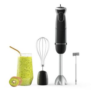 Homgeek 500W Immersion Hand Blender 3 In 1, 6-Speed Electric H12D