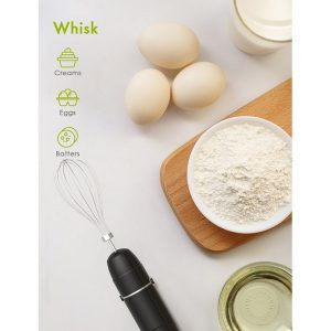 Homgeek 500W Immersion Hand Blender 3 In 1 6 Speed Electric H12D 5