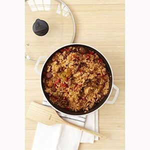 IMUSA USA GAU 89225 2 Piece Cast Aluminum Caldero Set with Glass Lid I16W 4