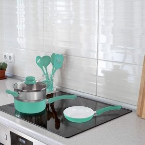 Ivation Ceramic Cookware 16 Piece Nonstick Cookware Set with Induction I15M 5