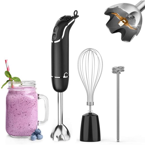 KOIOS 800-Watt 12-Speed Immersion Hand Blender K10K 3 KOIOS 800-Watt 12-Speed Immersion Hand Blender K10K