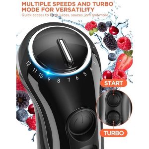 KOIOS 800-Watt 12-Speed Immersion Hand Blender K10K 10 KOIOS 800 Watt 12 Speed Immersion Hand Blender K10K 4