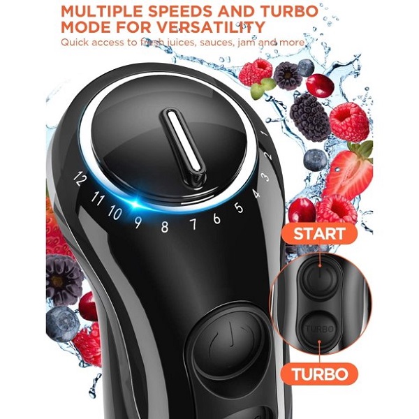 KOIOS 800-Watt 12-Speed Immersion Hand Blender K10K 6 KOIOS 800-Watt 12-Speed Immersion Hand Blender K10K - Image 4