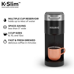 Keurig K Slim Single Serve K Cup Pod Coffee Maker Brews K24P 2