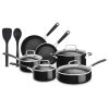 Kitchenaid 12 Piece Aluminum Nonstick Cookware Set K17Y 1