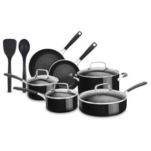Kitchenaid 12 Piece Aluminum Nonstick Cookware Set K17Y