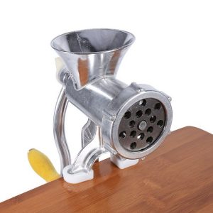 LYUMO Kitchen Meat Grinder Manual Meat Mincer Aluminium L5U 3