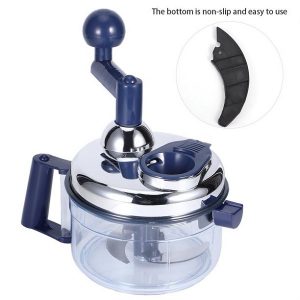 LYUMO Multi Function Vegetable Cutter Manual Meat Grinder Food L5U 2