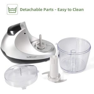 La Reveuse Electric Mini Food Chopper, Vegetable Fruit Cutter L5A 6 La Reveuse Electric Mini Food Chopper Vegetable Fruit Cutter L5A 2