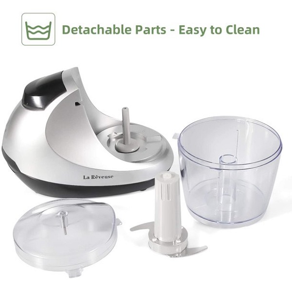 La Reveuse Electric Mini Food Chopper, Vegetable Fruit Cutter L5A 4 La Reveuse Electric Mini Food Chopper, Vegetable Fruit Cutter L5A - Image 2