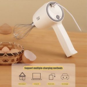 Lixada LOTOR Wireless Electric Hand Mixer 5 Speed Kitchen Handheld L10U 2
