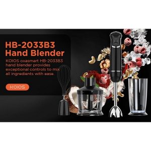 MDHAND 4 in 1 Immersion Blender with Milk Frother Hand Mixer M12U 2 1