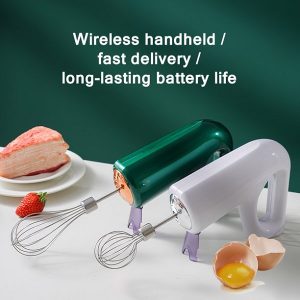 MINI Household Cordless Electric Hand MixerUSB Rechargable M12S 3