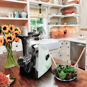 MegaChef 1200 Watt Powerful Automatic Meat Grinder M4Y 5