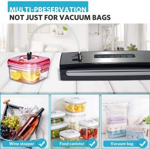 Meidong Food Saver Vacuum Sealer Machine Built in Air Sealing M7D 2