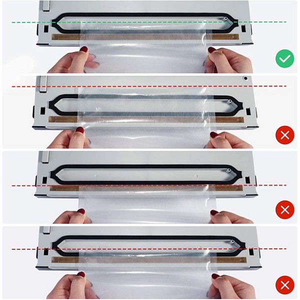Meidong Food Saver Vacuum Sealer Machine Built in Air Sealing M7R 6 Meidong Food Saver Vacuum Sealer Machine Built in Air Sealing M7R - Image 4