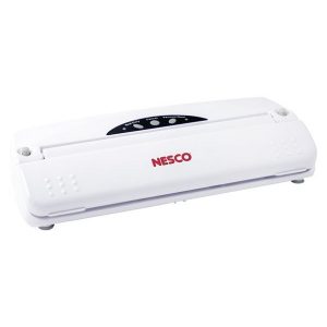 Nesco VS-01 Food Vacuum Sealer, 21-Piece Set, White N8A