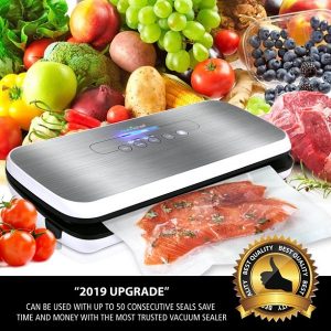 NutriChef PKVS18SL Automatic Food Vacuum Sealer Electric N9U 4