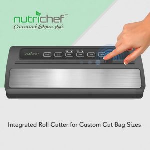 NutriChef PKVS25BK - Automatic Food Vacuum Sealer - Electric N7U