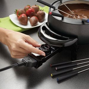 Oster Titanium Infused Dura Ceramic 3 Qt Fondue Pot O7U 3