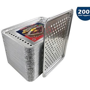 Pactogo 16 x 11 Aluminum Foil BBQ Gourmet Grill Topper Pan P8L