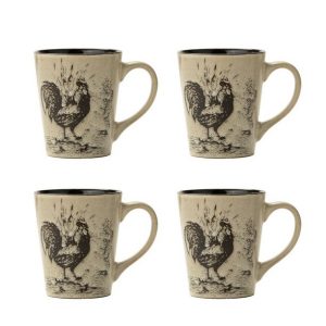 Pfaltzgraff Homespun Stoneware Rooster 16 piece Dinnerware 3