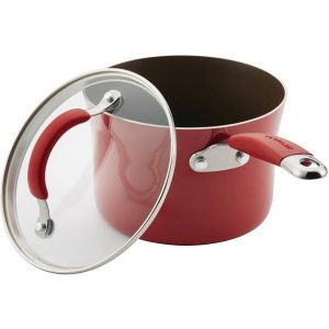 Rachael Ray Cucina Hard Porcelain Enamel Nonstick Covered Saucepan R16L 4
