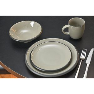 Red Vanilla HN400 016 Vanilla Hampshire Grey Dinner Set44 16 Piece 4