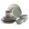 Sango Siterra Stoneware Dinnerware Set Mixed 16 Piece Set 1