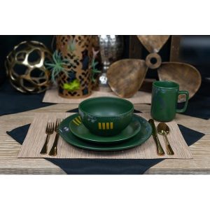Star Wars Boba Fett Mandalorian Stoneware Plates Bowl Collection 4 Piece Set 4