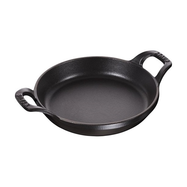 Staub Cast Iron 6 Round Gratin Baking Dish - Matte Black S17U
