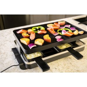 Swissmar Classic Raclette Grill Black Non Stick Reversible S7E 3