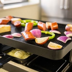 Swissmar Classic Raclette Grill Black Non Stick Reversible S7E 4
