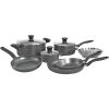 T Fal B167sa64 Aluminum 10Pc Cookware Set T16S 1