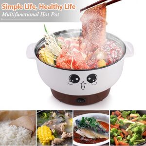 TOPCHANCES Multi Function Electric Skillet Wok Electric T7R 5
