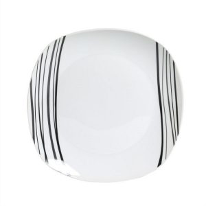 Tabletops Gallery Justin 16 Piece Square Dinnerware Set 2