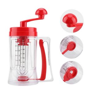 Tebru Cupcake Batter MixerBatter MixerHand held Manual Pancake T10W 3