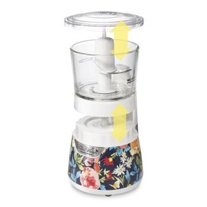 The Pioneer Woman Fiona Floral Stack Press Glass Bowl Food T4U 2