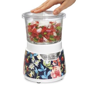 The Pioneer Woman Fiona Floral Stack Press Glass Bowl Food T4U 3