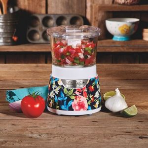 The Pioneer Woman Fiona Floral Stack Press Glass Bowl Food T4U 4
